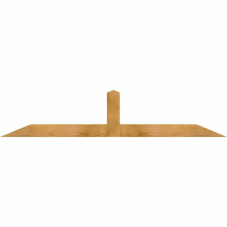 Ekena Millwork Portland Rough Sawn Timber Gable Bracket, Western Red Cedar, 72"W x 15"H x 2"D x 4"F, 5/12 Pitch GBW072X15X0204POR00RWR
